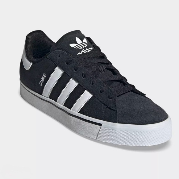 adidas Originals Other - adidas Originals Campus Vulcanized Casual Shoes in Black/White/Gum NIB